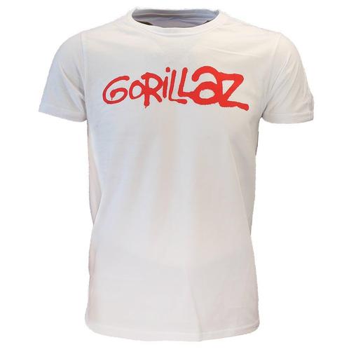 Gorillaz White Tee Logo T-Shirt - Officiële Merchandise, Kleding | Heren, T-shirts