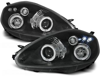 FIAT Grande Punto Koplampen Zwart Halo Rims | Retour Deal... beschikbaar voor biedingen