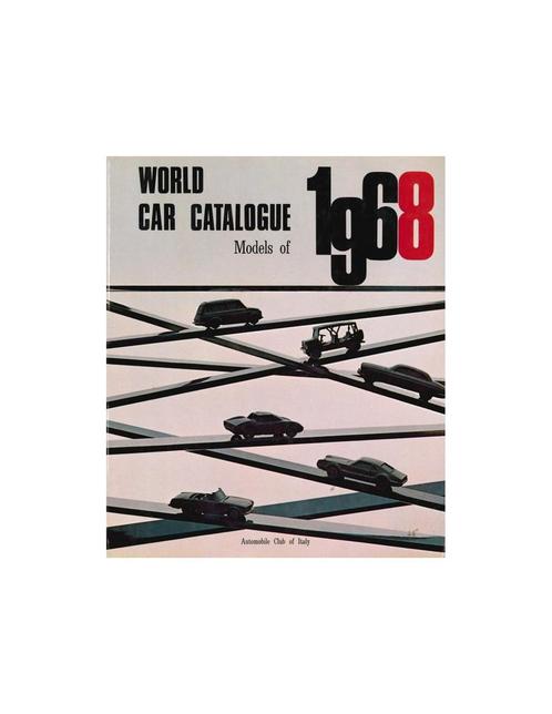 1968 WORLD CAR CATALOGUE - AUTOMOBILE CLUB OF ITALY - BOEK, Boeken, Auto's | Folders en Tijdschriften, Ophalen of Verzenden