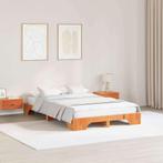 vidaXL Bedframe Wax Bruin 120x200 cm Massief Grenen Hout, Verzenden, Nieuw