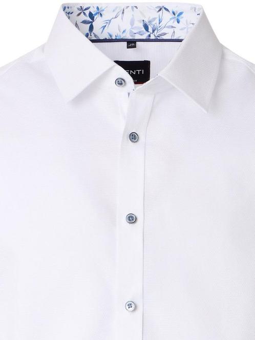Wit Venti Overhemd Kent Kraag Met Motief Body Fit, Kleding | Heren, T-shirts, Verzenden