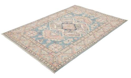 Kazak - Vloerkleed - 208 cm - 149 cm - Handgemaakt - niet, Huis en Inrichting, Stoffering | Tapijten en Vloerkleden
