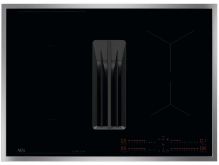 AEG XUB6745XB - Inductie kookplaat met geïntegreerde, Elektronische apparatuur, Kookplaten, Zo goed als nieuw, Verzenden