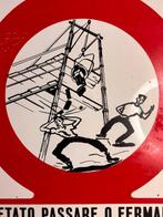 Zeldzaam Italiaans industrieel bord ECIP Milano – Model 75 –