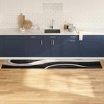 vidaXL Keuken Mat Other Golfpatroon 60 x 300 cm Fluweel, Verzenden, Nieuw