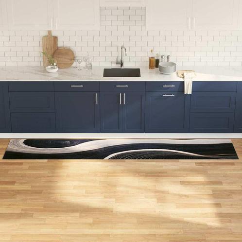 vidaXL Keuken Mat Other Golfpatroon 60 x 300 cm Fluweel, Tuin en Terras, Deurmatten, Nieuw, Verzenden