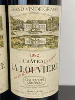 1982 Chateau La Louvière - Graves - 3 Bouteilles (0,75 L), Collections, Vins