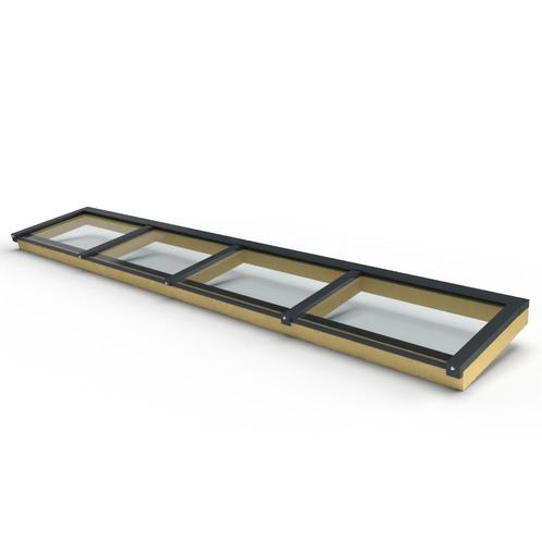 Complete lessenaars lichtstraat vaste maat 4 vaks breed mode, Doe-het-zelf en Bouw, Dakpannen en Dakbedekking, Nieuw, Verzenden