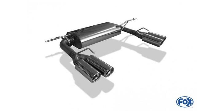 FOX VW Eos V6 einddemper uitgang rechts/links - 2x80 type 17, Autos : Pièces & Accessoires, Systèmes d'échappement, Envoi