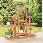 vidaXL Bloemenstandaard 110x25x96 cm massief vurenhout, Verzenden, Nieuw