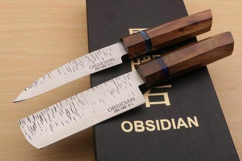 Obsidian - Keukenmes - Kitchen knife set - Introductie van, Antiek en Kunst, Antiek | Keukengerei