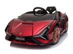 Lamborghini Sian, 12v elektrische kinderauto met vleugeldeur, Ophalen of Verzenden