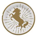 Borden Eenhoorn Papier 23cm 10st, Hobby en Vrije tijd, Verzenden, Nieuw