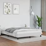 vidaXL Bedframe kunstleer wit 140x200 cm, Huis en Inrichting, Slaapkamer | Bedden, Verzenden, Nieuw