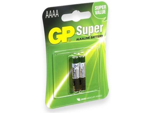 Veiling - 2x GP Super Alkaline AAAA batterijen 2-pack, Computers en Software, Accu's en Batterijen, Nieuw