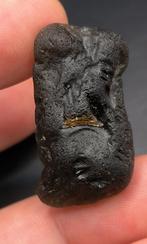 Moldavite - de Radomilice - Hauteur : 34 mm - Largeur : 19