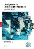 Analyseren in kwalitatief onderzoek 9789024425945, Boeken, Verzenden, Gelezen, Inge Bleijenbergh