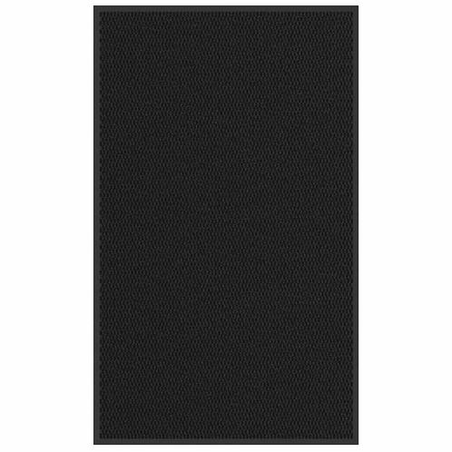 vidaXL Deurmat 90x150 cm zwart, Tuin en Terras, Deurmatten, Nieuw, Verzenden