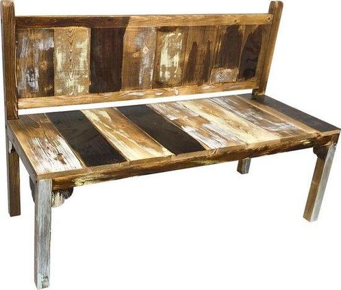 Tweedekans | kinderbankje tuin Scrapie gerecycled sloophout, Huis en Inrichting, Zetels | Zetels, Ophalen of Verzenden