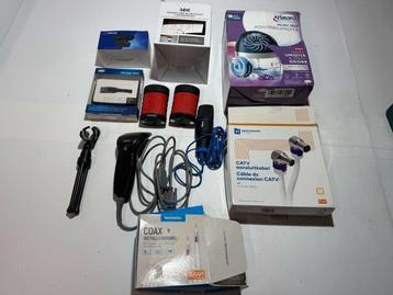 Veiling - 10x Diverse elektronica en kabelaccessoires mix beschikbaar voor biedingen