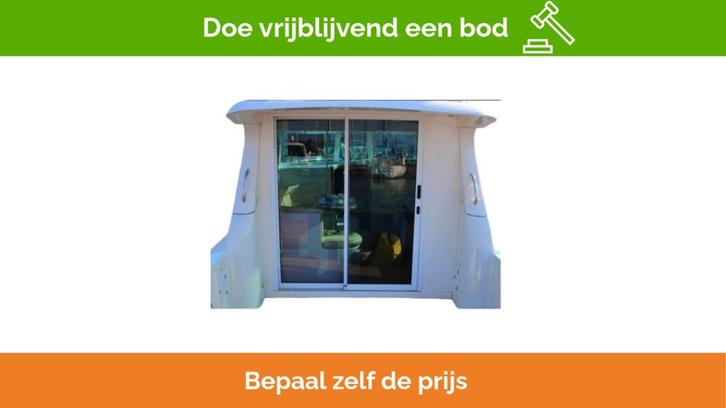 Bieden: Trend Marine aluminium 2 wing patio door white fini, Caravanes & Camping, Caravanes Accessoires, Enlèvement ou Envoi