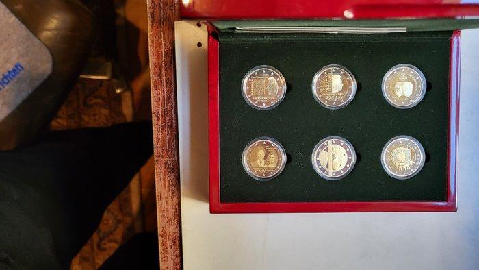 Luxemburg. Proof Set / 2 Euro 2009/2015 (3 items) Proof, Postzegels en Munten, Munten | Europa | Euromunten