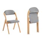 2dekans | SoBuy Klapstoel met gestoffeerde zitting - Max., Huis en Inrichting, Stoelen, Ophalen of Verzenden, Nieuw