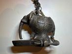 Elephant oil lamp - Brons - India - 1960-1970, Antiquités & Art