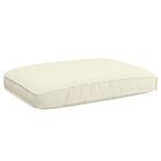 vidaXL Palletkussen voor zitting Crème 120 x 80 x 12 cm, Verzenden, Nieuw