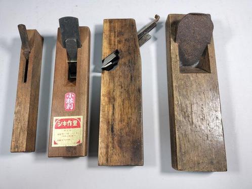 4x Japanese Vintage   Special Planes Carpentry Tool -, Antiek en Kunst, Antiek | Speelgoed