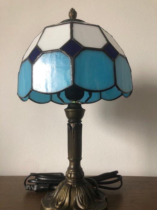 Tafellamp (2) - Glas, Metaal - Stijl Tiffany, Antiek en Kunst, Curiosa en Brocante