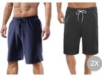 Milanoro - Set van 2 sportieve, comfortabele mannenshorts -, Verzenden, Nieuw