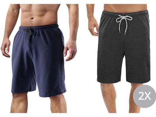 Milanoro - Set van 2 sportieve, comfortabele mannenshorts -, Huis en Inrichting, Woonaccessoires | Overige, Nieuw, Verzenden