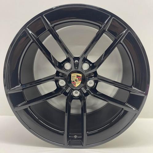 Porsche 992 facelift ORIGINELE 20/21inch  zwart met banden, Auto-onderdelen, Banden en Velgen, 21 inch, Personenwagen, Gebruikt