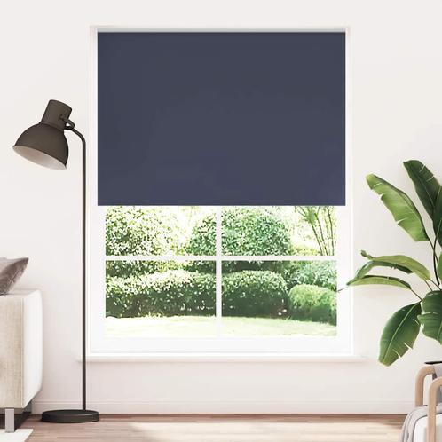 vidaXL Rolgordijn verduisterend 160 x 230 cm marineblauw, Huis en Inrichting, Stoffering | Gordijnen en Lamellen, Nieuw, Verzenden