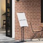 vidaXL Beursdisplays Zwart 26,5 x 26,5 x 150 cm Staal, Verzamelen, Verzenden, Nieuw