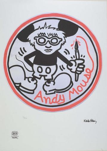 Keith Haring Offset Lithografie, Gecertificeerd (Na-Editie) beschikbaar voor biedingen