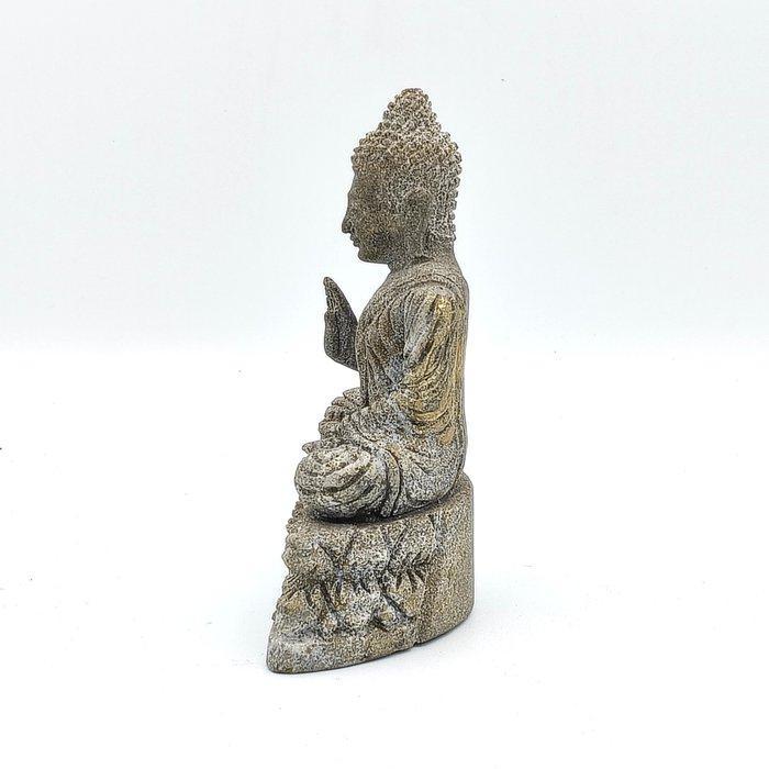 Oud-Khmer Rotssteen met natuurlijk goud en zilveren vlokken, Antiek en Kunst, Antiek | Overige Antiek