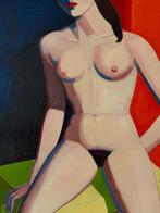 Léo Van Droogenbroeck (1905-1995) - Nu féminin cubiste