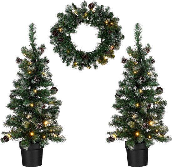 2dekans | Black Box Trees Norton Kerstbomen en Krans - Led, Diversen, Kerst, Ophalen of Verzenden