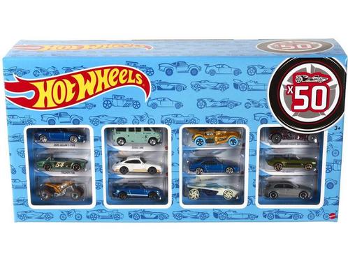 Hot Wheels 50-auto diecast - Cadeauverpakking -, Kinderen en Baby's, Speelgoed | Racebanen, Zo goed als nieuw, Verzenden