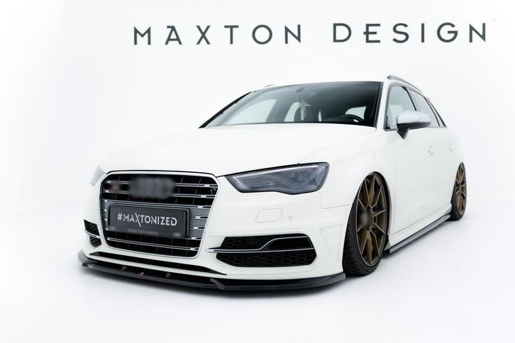 Front splitter V.2 voor Audi S3 8V / A3 8V S line Sportback, Autos : Divers, Tuning & Styling, Enlèvement ou Envoi