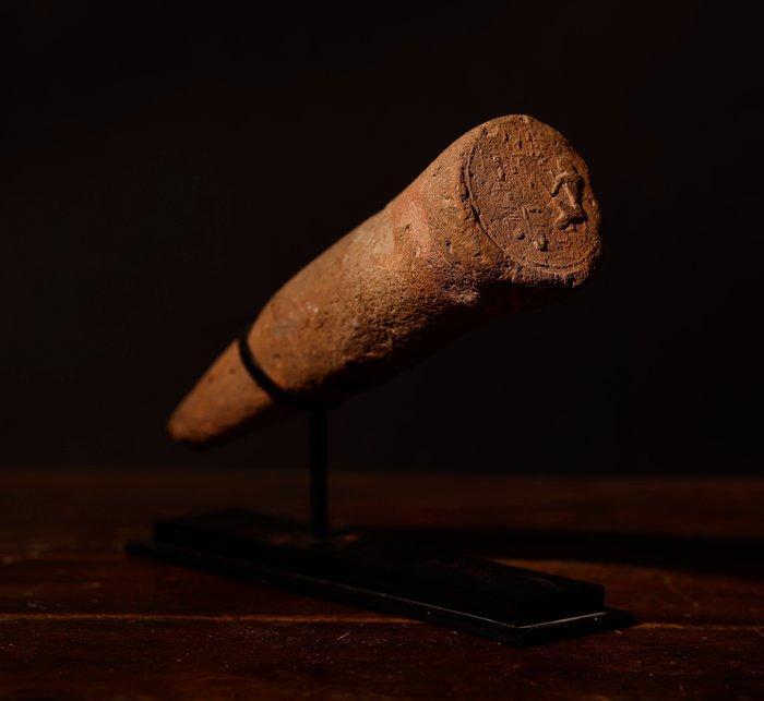 Oude Egypte, Grafkegel van terracotta met, Verzamelen, Mineralen en Fossielen