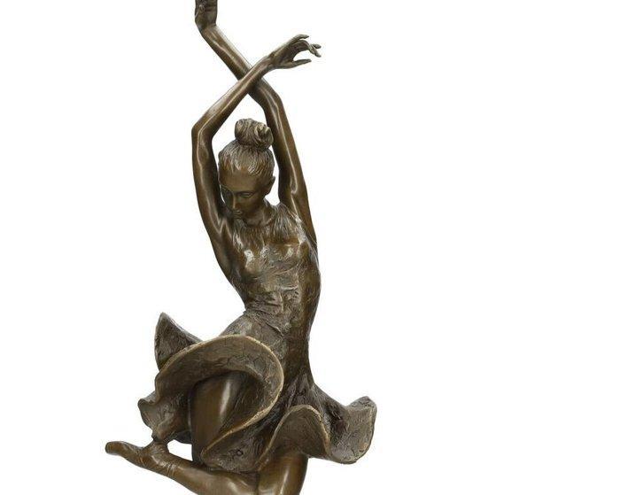 Beeldje - Brons, Marmer, Antiquités & Art, Curiosités & Brocante