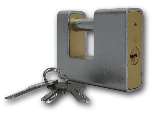 Pantser Blokslot  80mm verschillend sluitend, Tuin en Terras, Overige Tuin en Terras, Verzenden