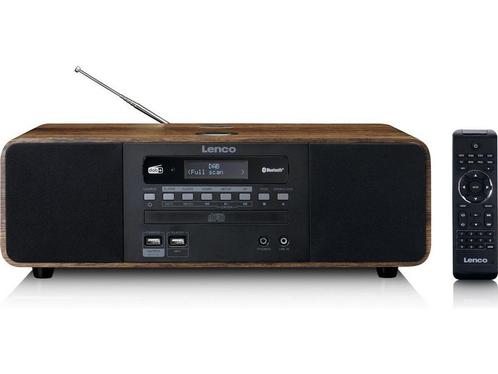 Lenco DAR-051 - Radio met Bluetooth 5.0 DAB+ en PLL FM -, Audio, Tv en Foto, Radio's, Zo goed als nieuw, Verzenden