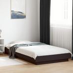 vidaXL Bedframe bewerkt hout zwart 90x200 cm, Huis en Inrichting, Slaapkamer | Bedden, Verzenden, Nieuw