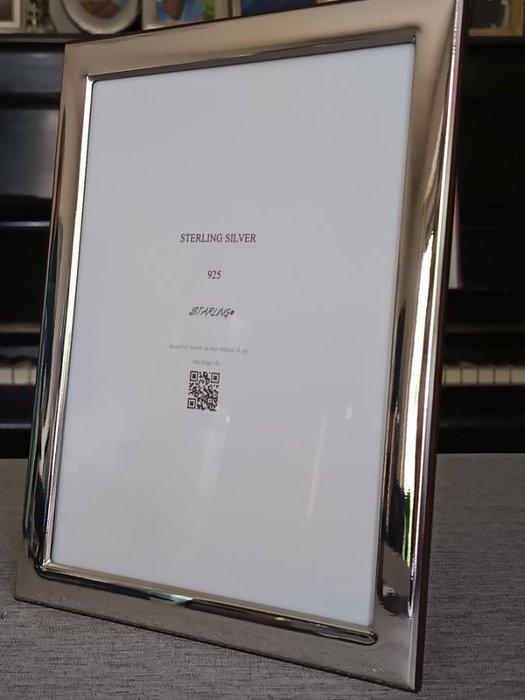 Fotolijst - Grote fotolijst van 925 sterling zilver,, Antiek en Kunst, Antiek | Zilver en Goud