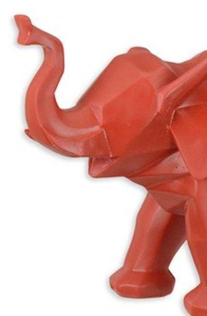 Figuur - Eine Elefantenfigur aus Harz, rot - Hars, Antiek en Kunst, Curiosa en Brocante