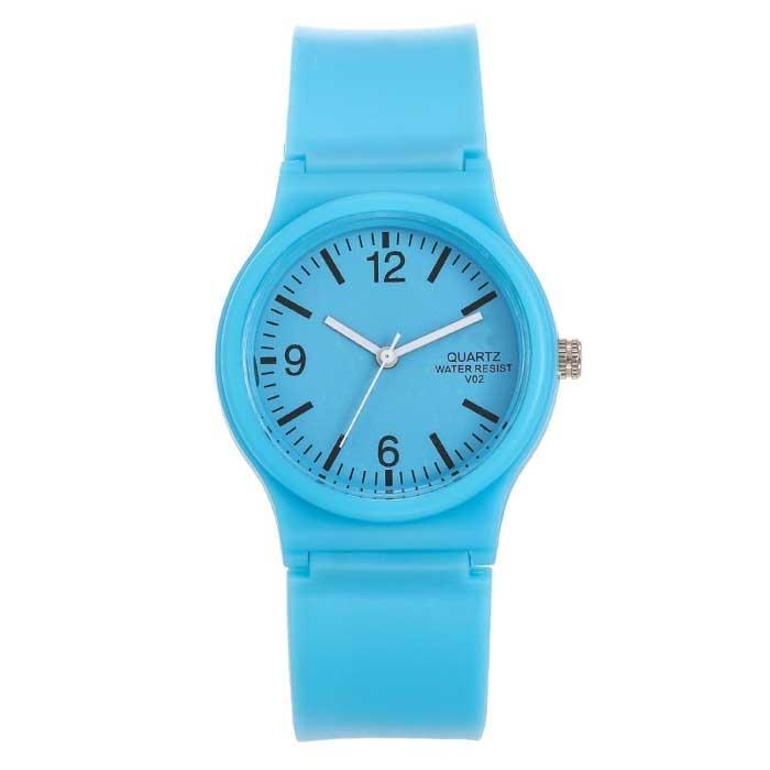 Candy Jelly Horloge Dames - Waterdicht Siliconen Kwarts, Bijoux, Sacs & Beauté, Montres connectées, Envoi